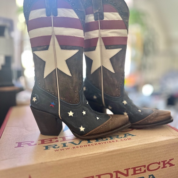Brand new redneck, Riviera leather cowboy boots - Picture 1 of 2